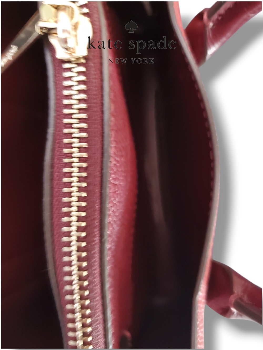 kate spade New York Margaux Pink and Burgundy Leopard Haircalf Mini Satchel - Picture 16 of 17
